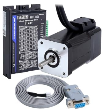JRBJWYVV Nema 17 Closed Loop Stepper Electronic Starter Kit 0.8Nm Nema17 Stepper Electronic Starter and Servo Driver
