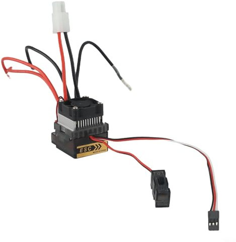 Contrôleur de vitesse de moteur ESC de refroidissement amélioré avec ventilateur pour voiture télécommandée bateau