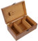 DOITOOL Cofanetto Da Cucito Richiamo Kit Aghi Cucire Astuccio Per Articoli Da Cucito Caso Di Ricamo Strumenti Di Sartoria Porta Attrezzi Da Cucito Coffee Di Legno