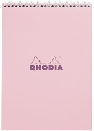 Rhodia 118421C - bloc RI A4 COULEURS Rose 5/5 80F