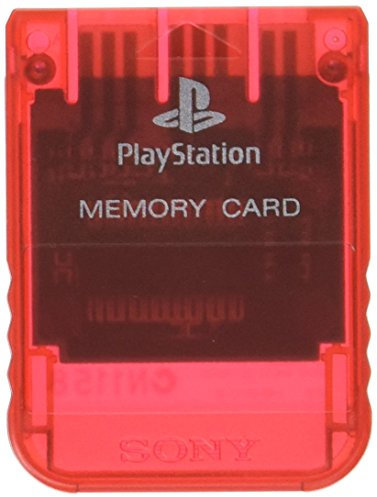 PS One Crimson Red Memory Card