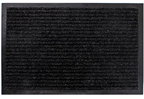 Spetebo Schmutzfangmatte schwarz - 80 cm x 180 cm - Fußmatte Fußabtreter Türmatte Außen