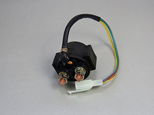 Motorsportgoetz Anlassermagnetschalter Starterrelais für Kymco MXU 250/300, Relais, 12V DC, 30A, Silber, Arbeitskontakt, Hutschienenmontage, Manuell