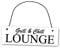 Homeyourself Metallschild Grill and Chill Lounge 25 x 8 cm aus Alu Verbund (Alu, Kunststoff) für In- und Outdoor Deko Schild Dekoschild Wandschild außen und innen