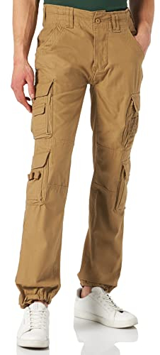 Brandit Pure Slim Fit Pants, color: beige, size: 3XL