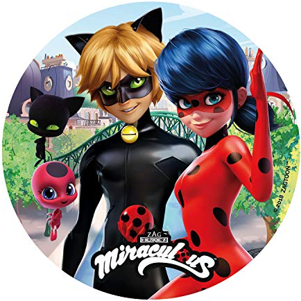 Ladybug 20cm 8 inch Edible Wafer Cake Topper. Licensed Product. DeKora.