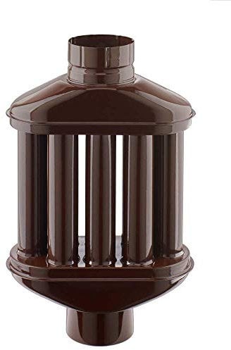 SCAMBIATORE DI CALORE TERMOSIFONE D 130 COLORE MARRONE ALA 8 CANNE STUFA A LEGNA