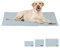 Relaxdays Kühlmatte Hund, selbstkühlend, abwischbar, robust, mit Gel, Kühldecke für Tiere, Kältedecke 60 x 100 cm, grau