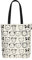 Eco Right Borsa Stoffa Shopper, Canvas Tote Bag, Borsa Donna, Borsa tote Tracolla organico cotone e tela con manici stampa, Borsa shopper riutilizzabile ecocompatibile lavabile