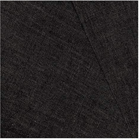 Gewaschener Denim Jeansstoff Meterware 150cm Breiter Leichter Kleidungsstoff aus 100% Baumwolle für Kleidung, Nähen Von Bastelarbeiten, Nicht Dehnbar(Color:schwarz)