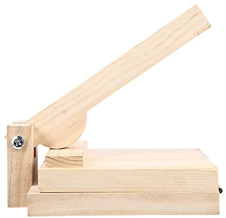 1pc Wooden Dough Presser for Dumplings Creative Dumpling Making Tool with Ergonomic Handle Food Grade Kitchen Gadget for Easy Pressing and Cleanup
