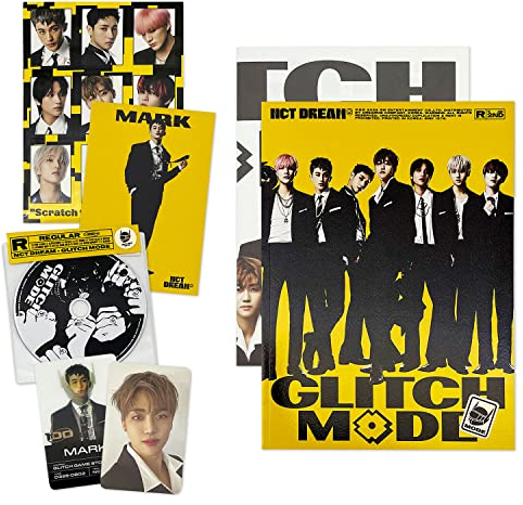 NCT DREAM - The 2nd Full Album [Glitch Mode] (Scratch Ver.) Photobook + CD-R + Photocard Set + Folded Poster + Sticker + Lenticular Card + Photo Card