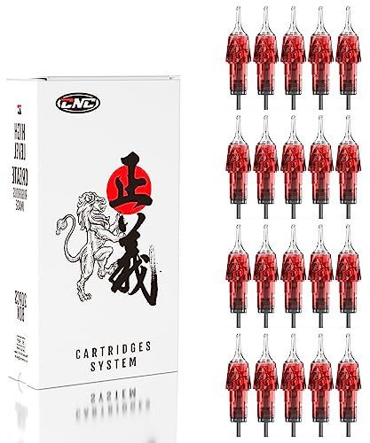 CNC Tattoo Nadeln Set 20 stück Tattoo Cartridges Einweg Mixed # 10 Bugpin Round Liner Cartridge Tattoo Nadeln 1RL 3RL 5RL 7RL 9RL EN04R-20KIT-D
