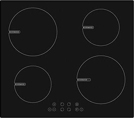60cm Induction Hob, 4 Zone With Boost & Child Lock - White Knight DAWKHBII60-P
