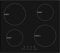 60cm Induction Hob, 4 Zone With Boost & Child Lock - White Knight DAWKHBII60-P