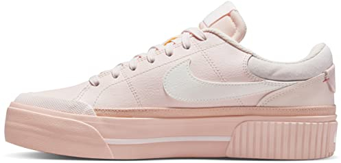 NIKE Femme Court Legacy Lift Sneaker, Light Soft Pink Sail Pink Oxford, 40.5 EU