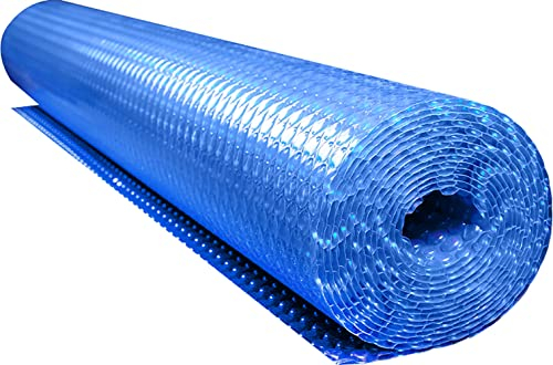 Swim & Fun - Poolabdeckung 6x3 m, 0,4 mm: Effektiver Schutz vor Verdunstung, Wärmeverlust & Verschmutzung. Optimale Lösung für mittelgroße Pools