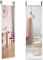 RELAX4LIFE Over the Door Mirror, 120 x 37cm Full Length HD Glass Mirror with Hooks, Wall Mounted Hanging Mirror for Bathroom Bedroom Wardrobe(Silver)