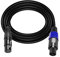 XMSJSIY Speakon to XLR Cable Audio Jack Speakon Plug Male to XLR 3Pin Female Speaker Extension Cable Microphone Mic Wire with Twist Lock for Amplifier Pro DJ PA Stage -1.8M/5.9FT