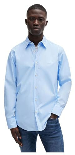 BOSS Men's Relegant_6_M Shirt, Open Blue460,