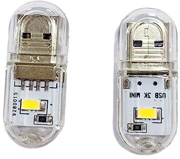 OSALADI 6stücke Mini-usb-nachtlicht Tragbar Mit Led-lampen Für Schlafzimmer Und Camping Energiesparend Und Superhell Einfach Mit Usb-kabel Aufladbar Als Geschenk Oder Heimdekoration Geeign