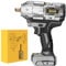 Avvitatore a percussione senza fili da 1/2 per batteria DeWalt da 20 V, avvitatore elettrico brushless e coppia alta da 900 ft-libbre (1200 N.m) e 4 velocità, con luce LED (senza batteria)