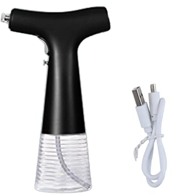 antianzhizhuang Pulverizador de aceite versátil para rociador de aceite recargable a prueba de fugas, interfaz USB, carga para barbacoa, cocina, dispensador de aceite Spra para cocinar