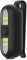 Clip Lampe Outdor, LED Clip Lampe,7 Lichtmodi Lauflicht,Typ-C, Ladeanschluss,LED Klein Stirnlampe,Das rote Licht leuchtet beim Laden Immer，für Joggen Campen (Schwarz)
