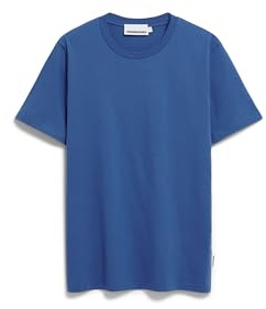 ARMEDANGELS Herren Regular T-Shirt aus Bio-Baumwolle JAAMES Regular Fit Dark Morning M