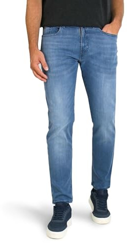 Pierre Cardin Herren Lyon Tapered Stretch Denim Jeans, 8160.6844 Light Blue Used Buffies