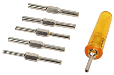 PRAZTECH® Clock Mainspring Let-Down Key Kit | All 12 Imperial Clock Key Sizes (2.5-5.75mm) Clock Winding Arbor Release Tool for Watchmakers & Repair