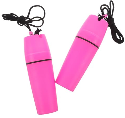 CORHAD Schwimmende Trockenbox für Taucherei, 2 Stück-Pack Kunststoff Rosa | Trockenlagerbox mit Seil, Trockenbehälter für Strandutensilien, Portable Kasten für Kajak