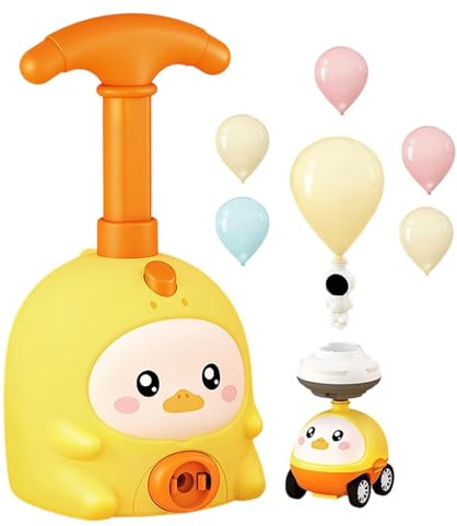 Pavsicgn Balloon Launcher Toy Set- Lustiges Intelligenz-Bildungs-Rennauto,Ballonbetriebenes Rennwagen Set,für Kindergeburtstag Frühförderung Kindergarten