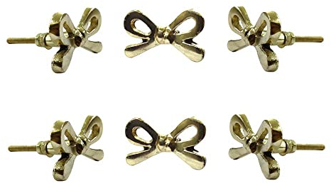 Set of 6 Crystal Glass Melon Knobs Kitchen Cabinet Cupboard Glass Door Knobs Dresser Wardrobe and Drawer Pull by Perilla Home (Clear)