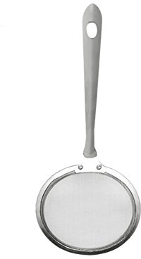 Stainless Steel Mesh Spoon Sifter Sieve Cooking Skimmer Strainer Fine Mesh Oil Filter Kitchen Food Colanders Size S