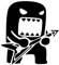 Domo Kun Gitarre 13x12cm Aufkleber Sticker Shocker JDM Anime Manga Japan China in 18 Farben