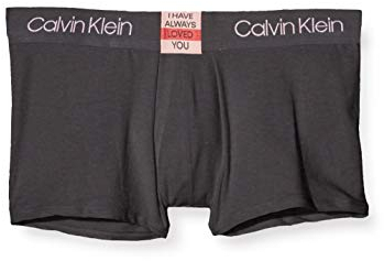 Calvin Klein Herren Trunk Boxershorts, Schwarz (Black 001), Large (Herstellergröße:L)