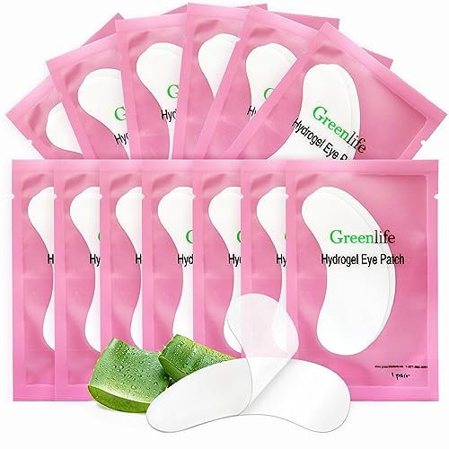 GreenLife® 50 Pairs Eyelash Lash Extension Under Eye Patches Under Eye Gel Collagen Eye Pads Lint Patches
