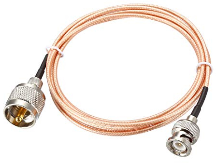 sourcing map UHF () Stecker auf BNC Stecker Antennenradio Kabel RG316 Koaxialkabel 1,8 m für Koaxialkabel Mobile zu Basisantenne
