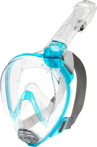 CRESSI Baron Full Face Mask - Vollgesichts Antibeschlagmaske mit Auslassventil und Dry Schnorchel
