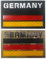 Deutschland Reflektierende IR-Flagge Patch Militärische Taktik Moral Patch Europa Abzeichen Emblem Applique Patches Aufbügeln auf Kleidung Rucksack Zubehör mit Hook & Loop Black Camo