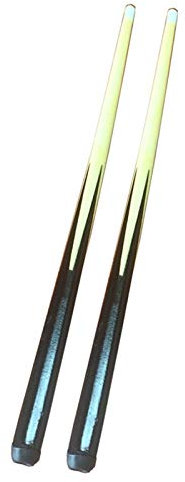 YRU 2 Tacos de Billar/Snooker Hechos a Mano pequeños-Ideal para Espacios reducidos y jóvenes(Color:50CM)