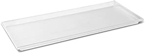 SCHÖNHUBER FRANCHI Vassoio Rettangolare in Plastica Premium - Finitura Lucida, Base Satinata cm50x20x2 ideale Feste, Eventi, Catering, Bar, Pasticerie, panetterie