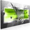 murando Acrylglasbild Abstrakt 135x45 cm 1 Teilig Wandbild auf Acryl Glasbilder Kunstdruck Moderne Acrylglas Platte Wanddekoration Geschenke Heimdekoration Glasbild grau grün a-A-0344-k-b