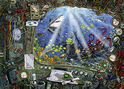 Ravensburger Escape Puzzle Submarine 759 Teile Puzzle für Kinder und Erwachsene ab 12 Jahren - 82476 - ein Escape Room Erlebnis in Puzzleform