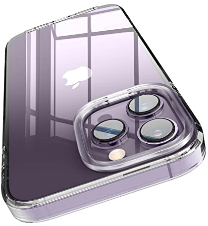 elago Hybrid Clear Case Kompatibel mit iPhone 14 Pro Max Hülle, PC + TPU Technologie, Kristallklar, Stoßsicherer Stoßfängerabdeckung, Ganzkörperschutz (Transparent)