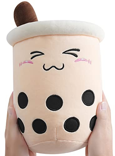 ANBOOR Bubble Tea Kuscheltier Boba Stofftier Plüschtier Milchtee Plüschpuppen Gefüllte Plüsch Kinderspielzeug für Party Gefälligkeiten (35 cm, Original)