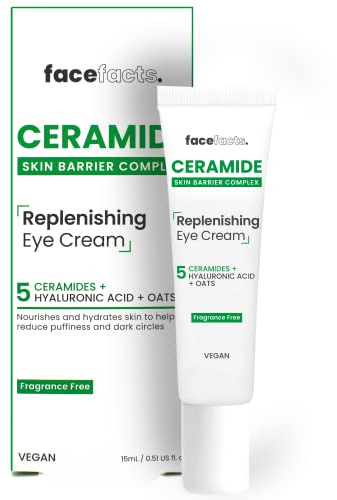Face Facts Ceramide Eye Cream | Replenishing | Reduces Puffiness + Dark Circles | 15ml