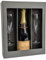 Champagne 75cl & Flutes Gift Set - Sparkling Brut Champagne Gift - Birthday, Valentines, Champagne Lovers, Wedding Present (Tanners Extra Reserve Brut Rose Champagne 75cl)