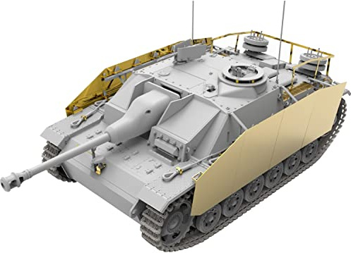 MiniArt 35388 1:35 Dt. STUG III AUSF.G 1945 Alkett - originalgetreue Nachbildung, Modellbau, Plastik Bausatz, Basteln, Hobby, Kleben, Modellbausatz, Zusammenbauen, unlackiert